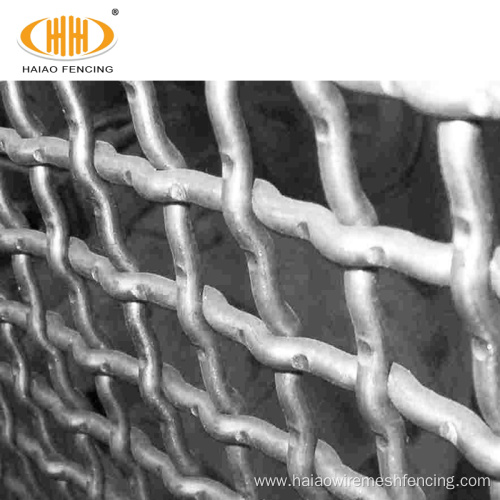 steel fireproof fabric vibrating crimped screen mesh